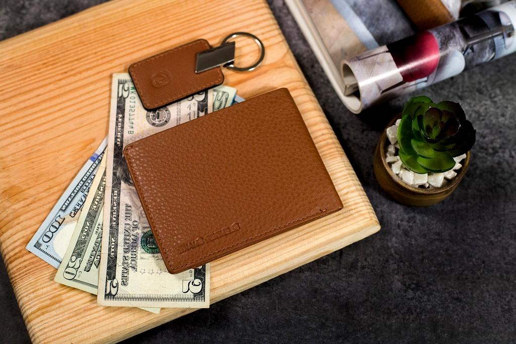 The Fortress Wallet Gen2 in aerospace titanium with bio-sensor interface