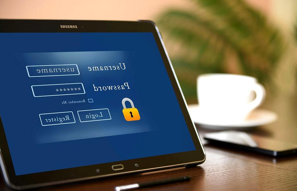 Secure login illustration